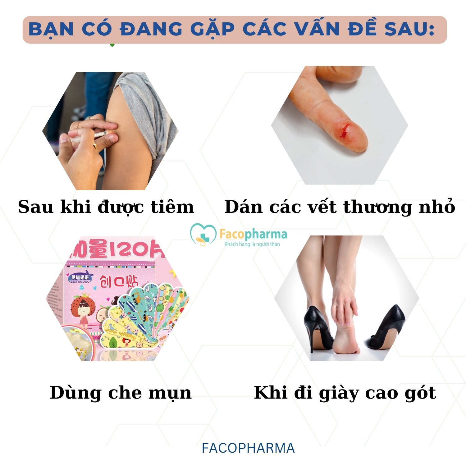 Băng keo cá nhân dễ thương hoạ tiết hoạt hình Băng cá nhân Ugo thoáng khí tiện dụng siêu dính chống thấm nước Hộp 120 miếng