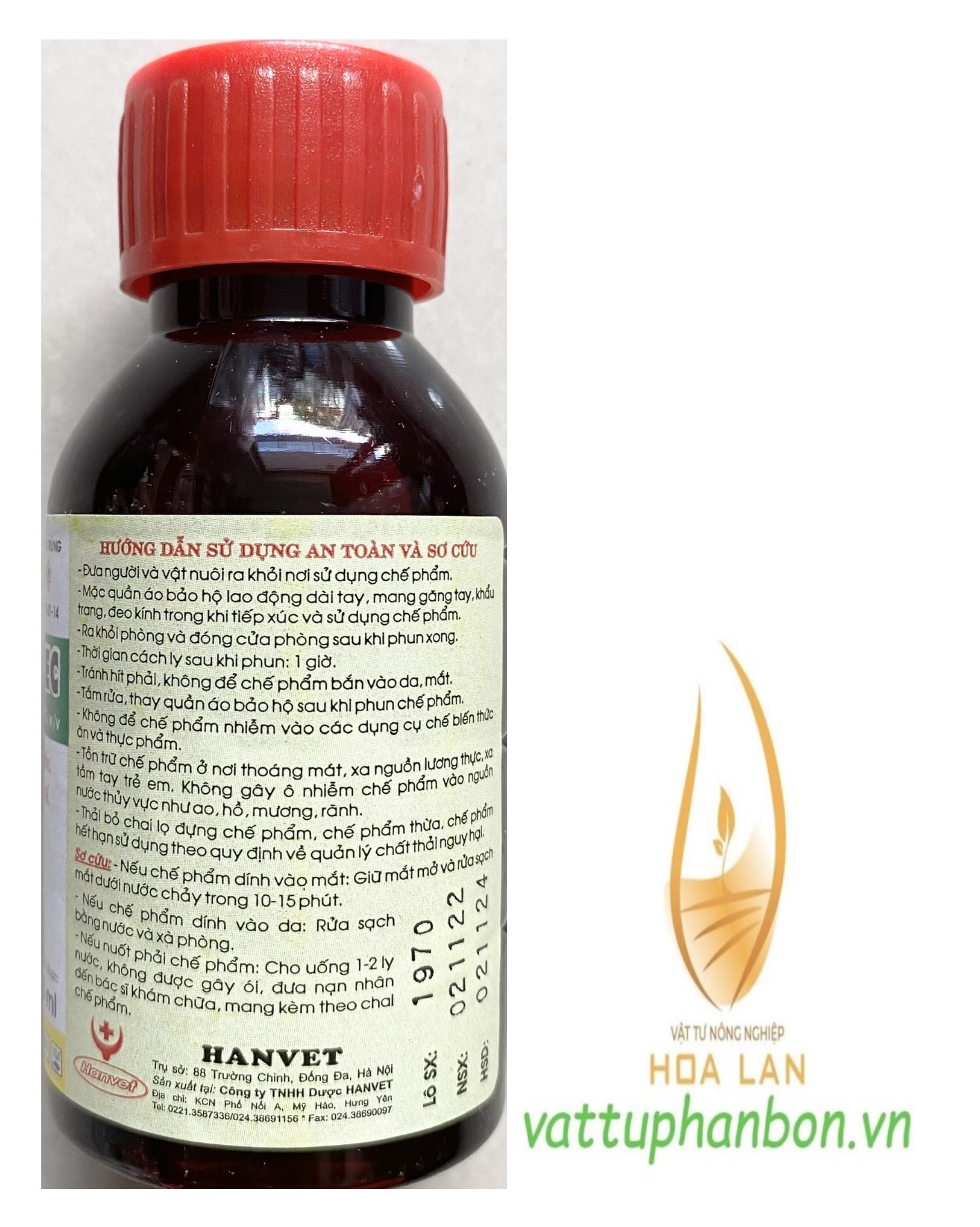 Han-Pec 50EC Diệt ruồi, muỗi, kiến, gián - #064B# 100ml