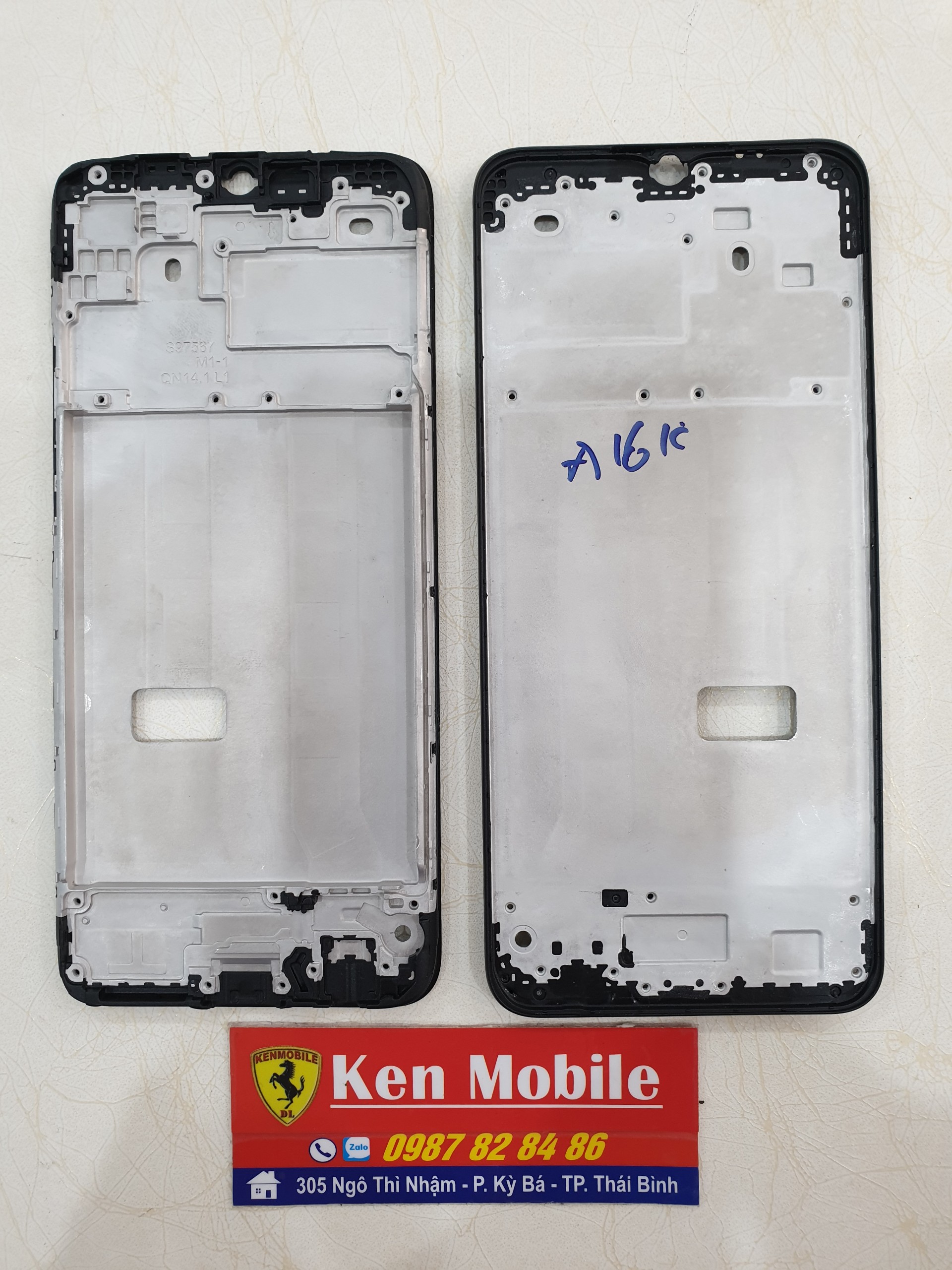 Nắp lưng - khung xương đỡ màn hình thay thế cho oppo a16k