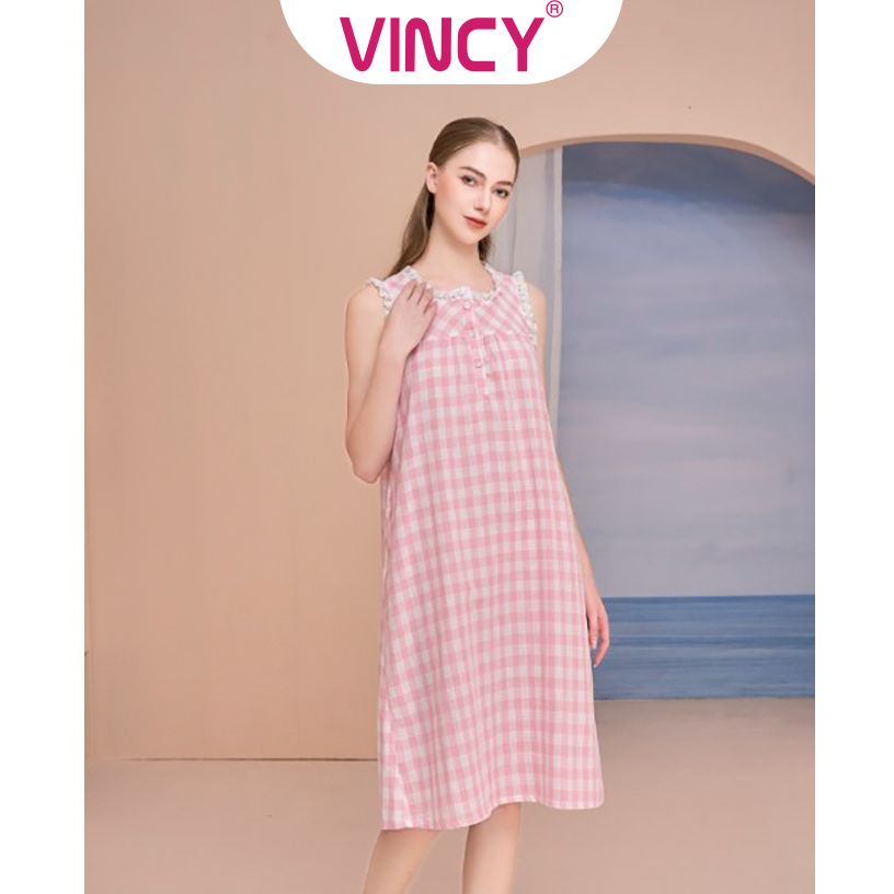 [Mua 3 giảm 20%, mua 2 giảm 15%] Đầm Kate Nữ Vincy Thoáng Mát DDK061S31