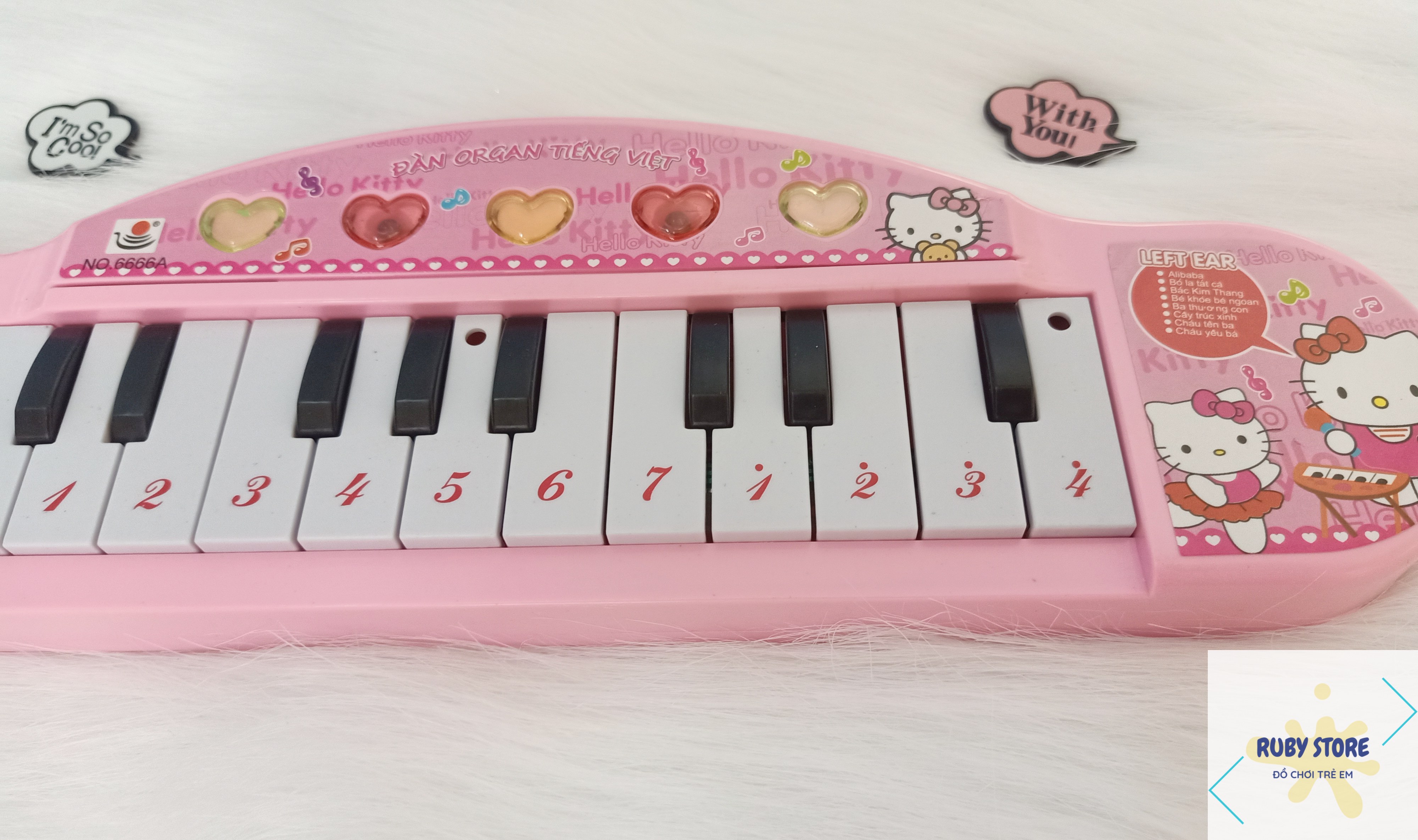 ĐÀN ORGAN DORAEMON BÀI HÁT TIẾNG VIỆT CÓ ĐÈN NHẤP NHÁY (Dùng pin)