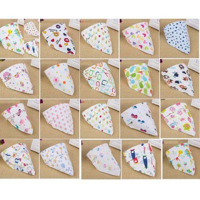 khăn yếm tam giác chất cotton cho bé