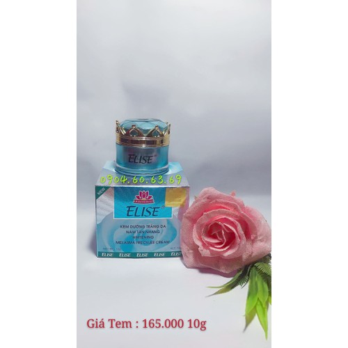 Kem Dưỡng Trắng Da Nám Tàn Nhang ELISE 10g Thảo Dược Hoa Sen