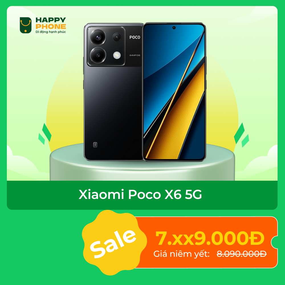 Điện thoại POCO X6 5G (8GB/256GB) - Chính hãng