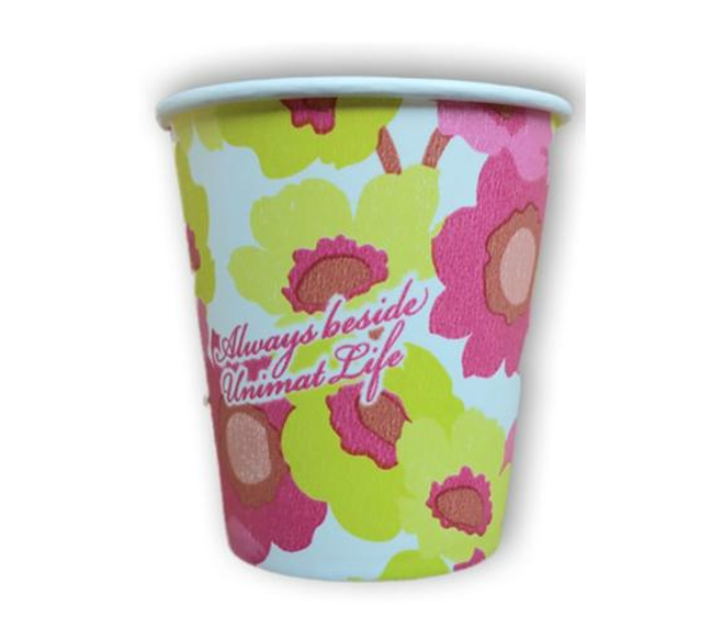 Combo 200 ly giấy (Cốc Giấy) Hàn Quốc 7OZ 250ML ( Flower )