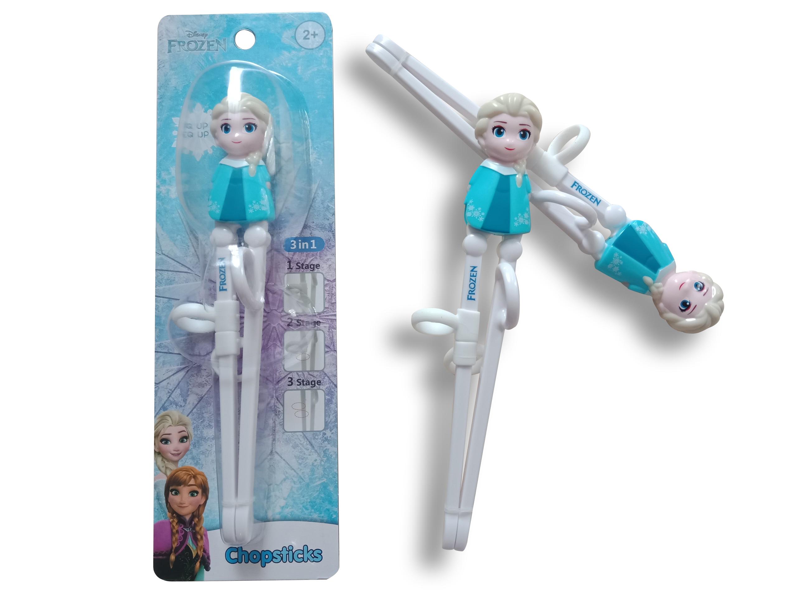 [ XẢ KHO 3 NGÀY ] Đũa tập ăn 3D Elsa, Anna
