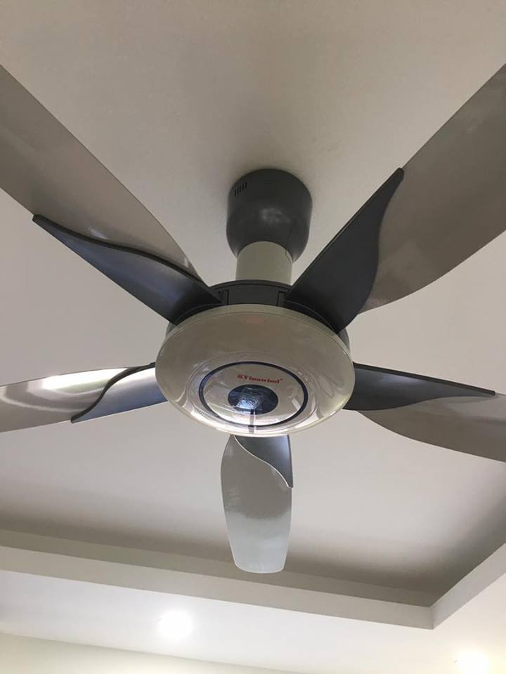 Quạt trần cánh nhôm Vinawind QT1500X điện cơ Thống nhất có khiển