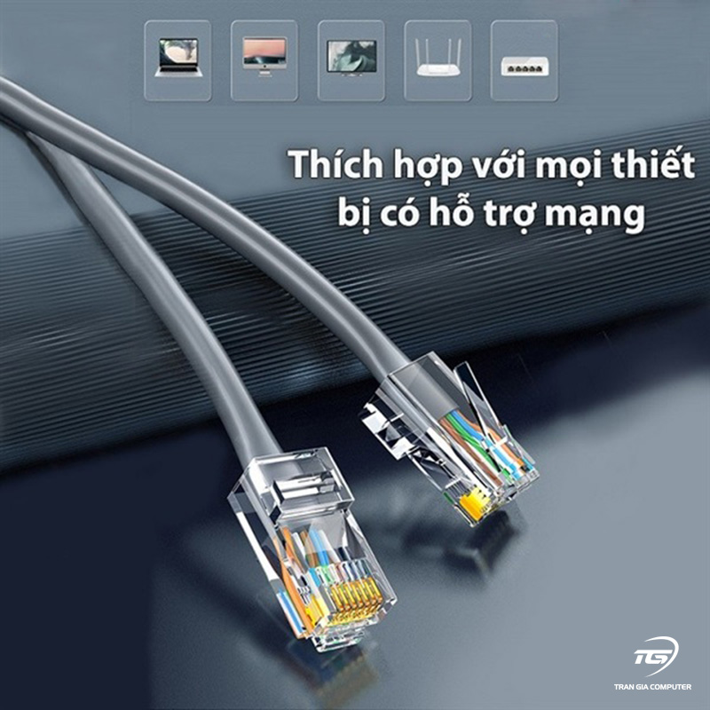 Hạt mạng RJ45 cho dây CAT6 (50 chiếc/túi) Ugreen 50962
