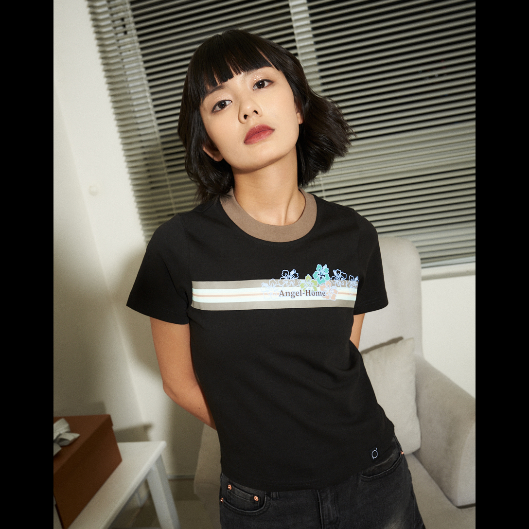 Áo Thun Nữ Babytee PRADIES Hibicus
