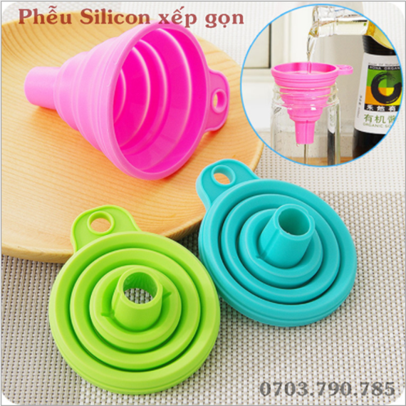 Phễu Silicon Xếp Gọn
