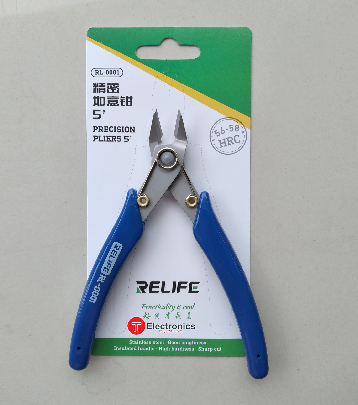 Kìm Cắt Chân Linh Kiện Cao Cấp Relife RL-0001