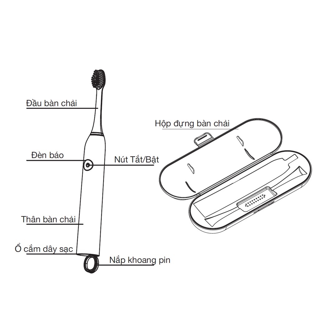 Bàn chải đánh răng điện LAICA PC4004
