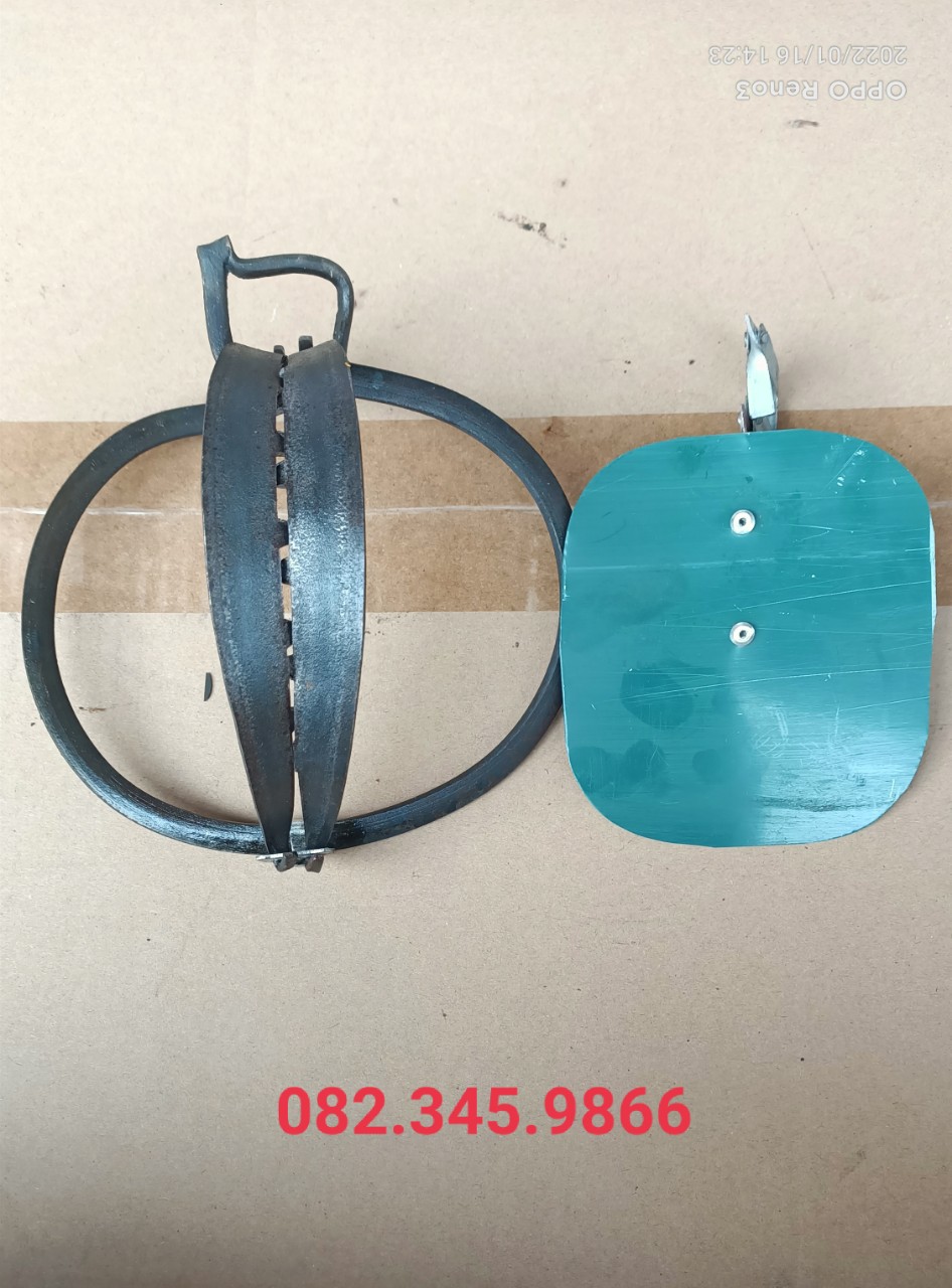 5 Cạm Bẫy Chồn 14cm Kèm Bàn Đạp Bấm Đinh Chắc Chắn