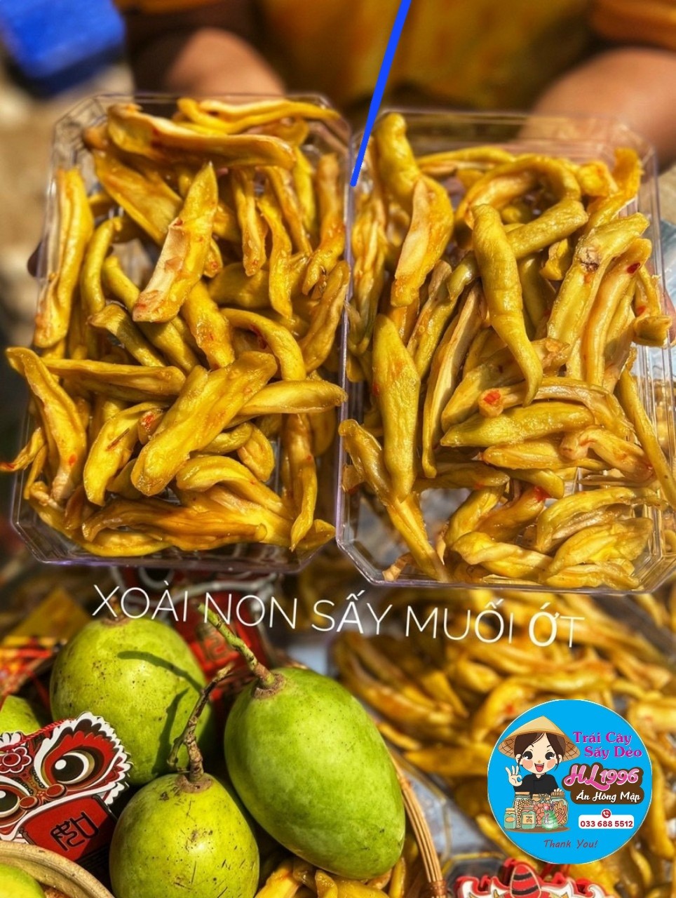 Xoài non sấy dẻo ô mai muối ớt
