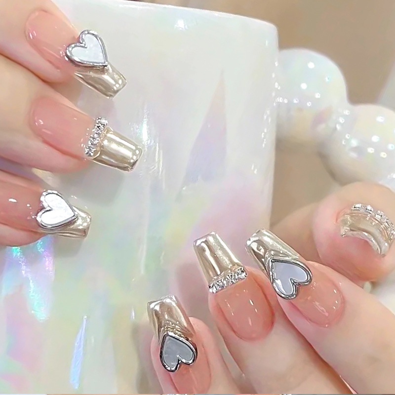 Charm Đính Móng Vàng Bạc Sáng 5L