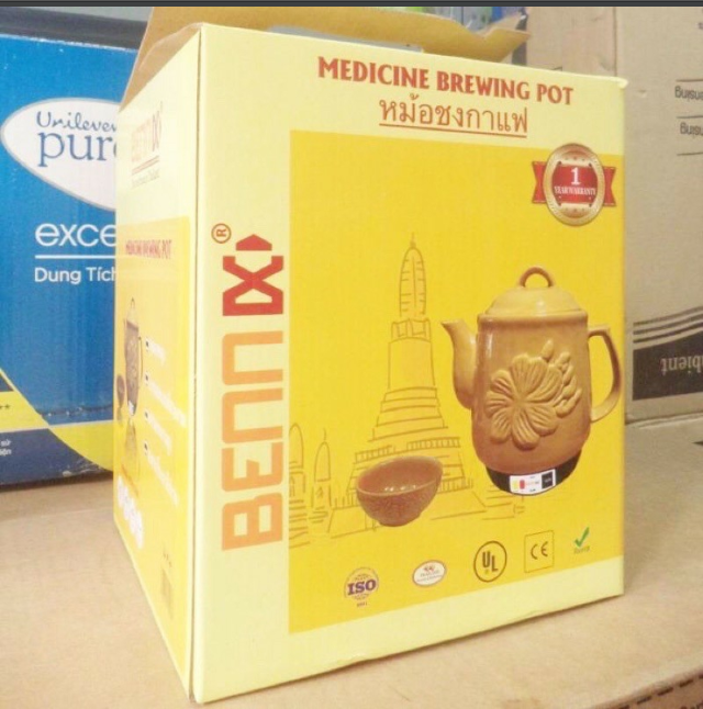 {BẢO HÀNH 12 THÁNG} Ấm sắc thuốc bắc Bennix Thái Lan 3.2 lít
