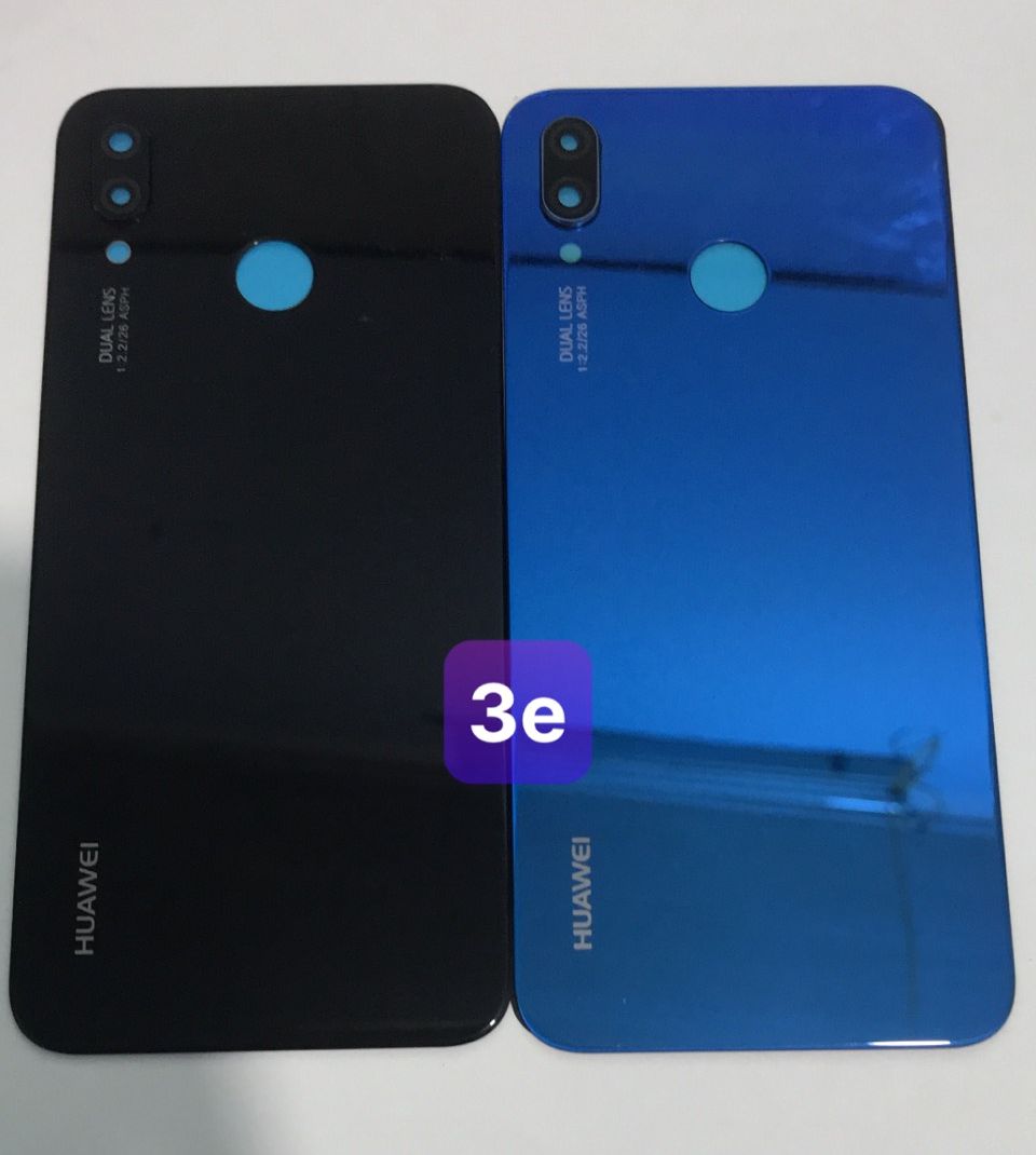 kính lưng huawei Nova 3E - gồm lưng,kính camera