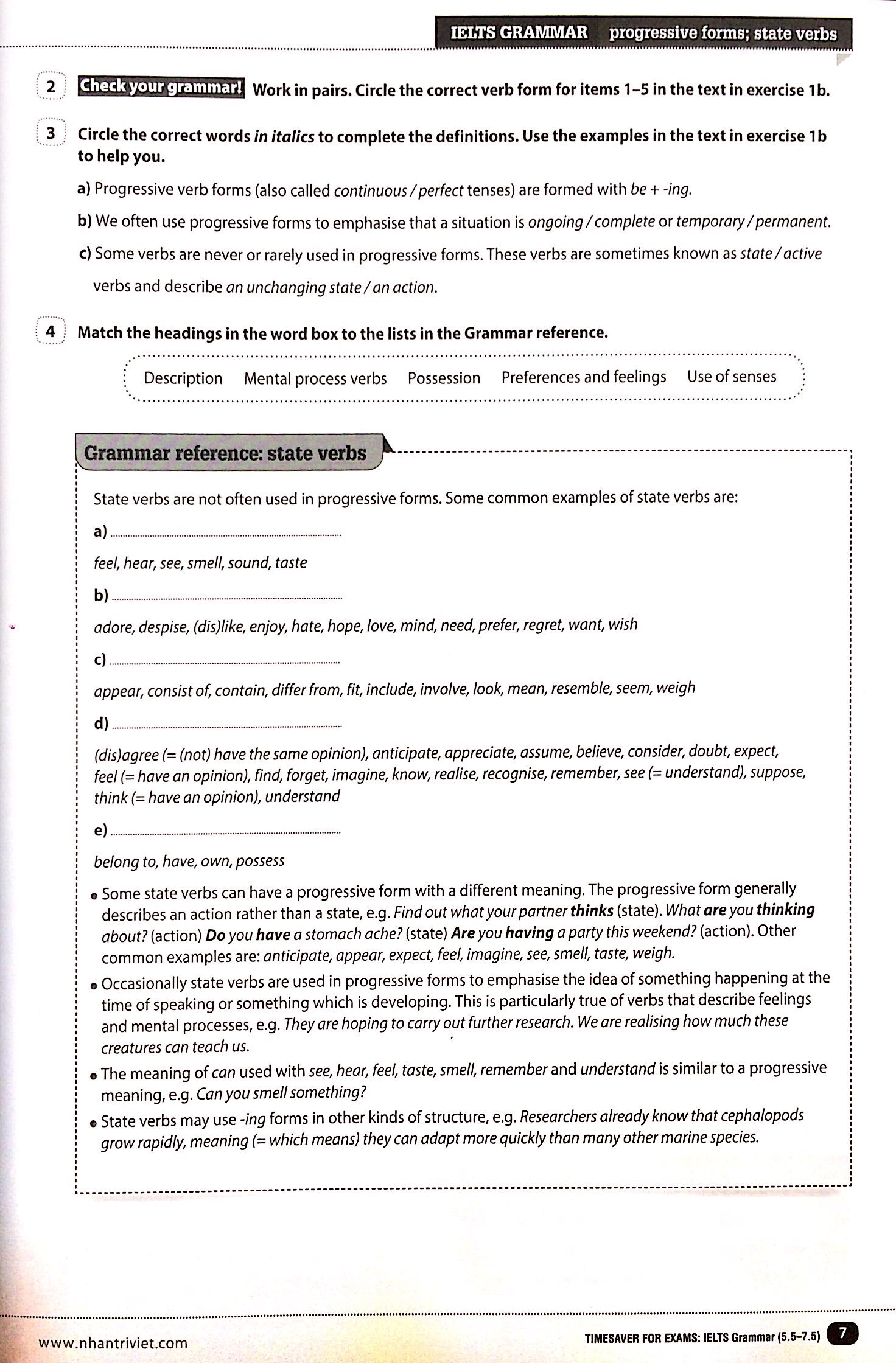 Sách Fahasa - Timesaver for Exams - IELTS Grammar 5.5 - 7.5