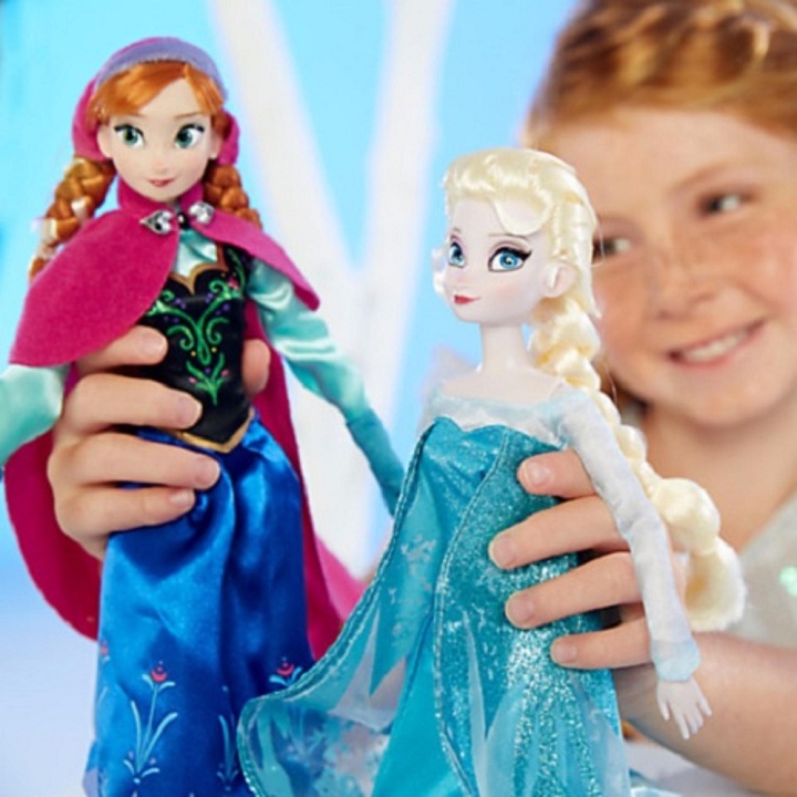 BỘ 2 BÚP BÊ CÔNG CHÚA ANNA VÀ ELSA