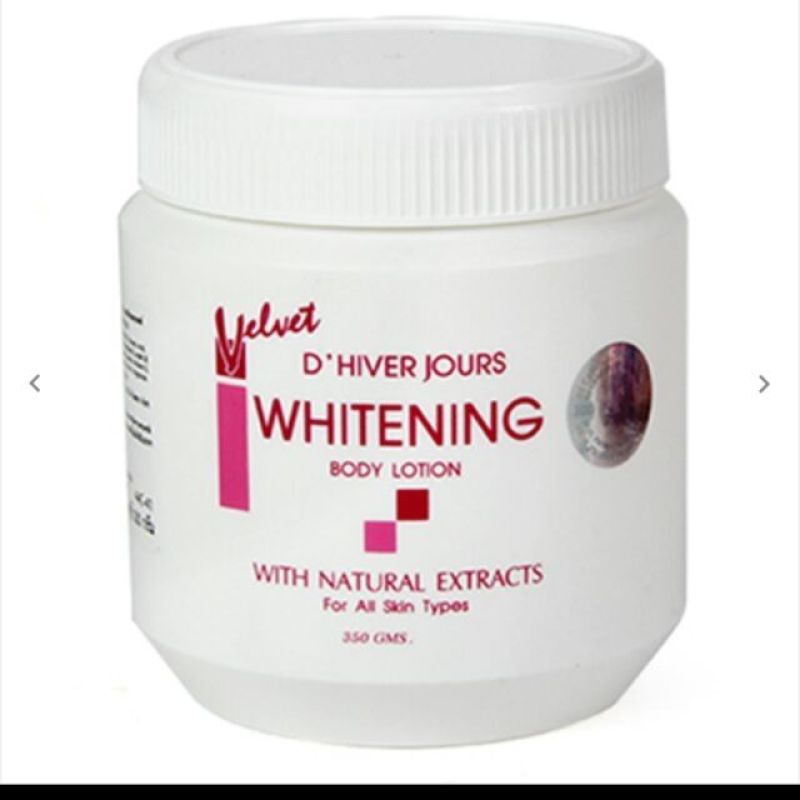 Kem dưỡng thể lotion trắng da velvet whitening thái lan 350g cao cấp