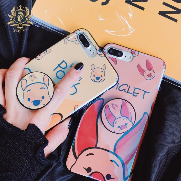 Ốp lưng Iphone [CHƯA AI BÁN-VIDEO] Ốp lưng IP Gấu Pooh🐻-Thỏ Piglet🐰IP6plus/6Splus/7plus/8plus/IPX/IPXs