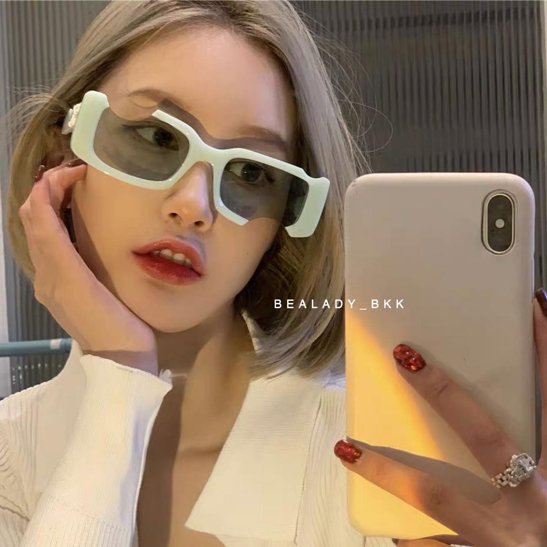 Kính mắt Thời Trang Off-White Holes rectangular-frame [Ảnh thật]