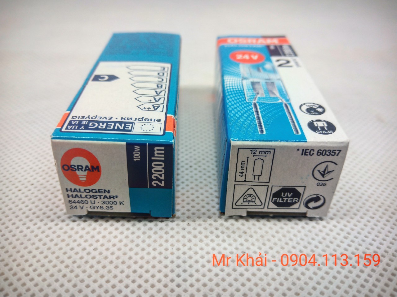 (SALE) Bóng halogen 64460U 24V 100W GY6.35 hãng OSRAM