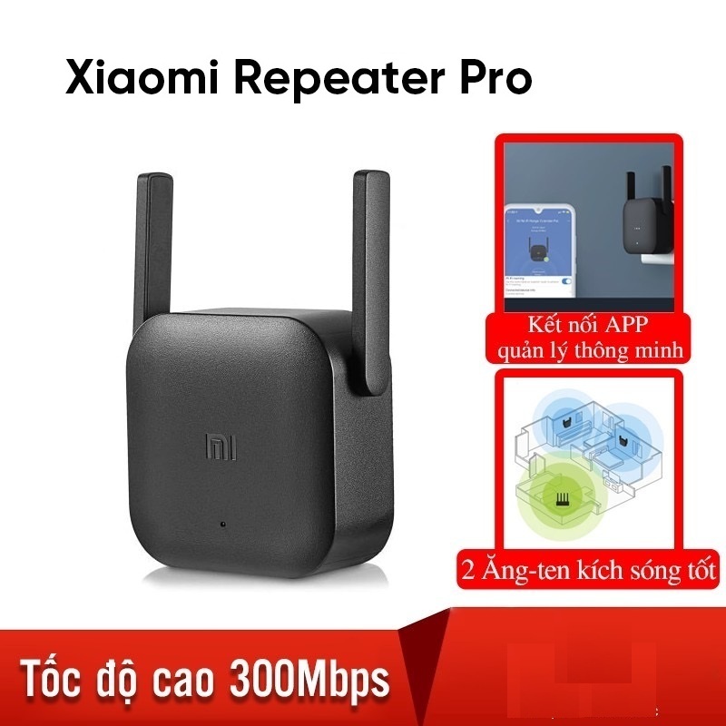 Thiết bị kích sóng Wifi Xiaomi Repeater Pro