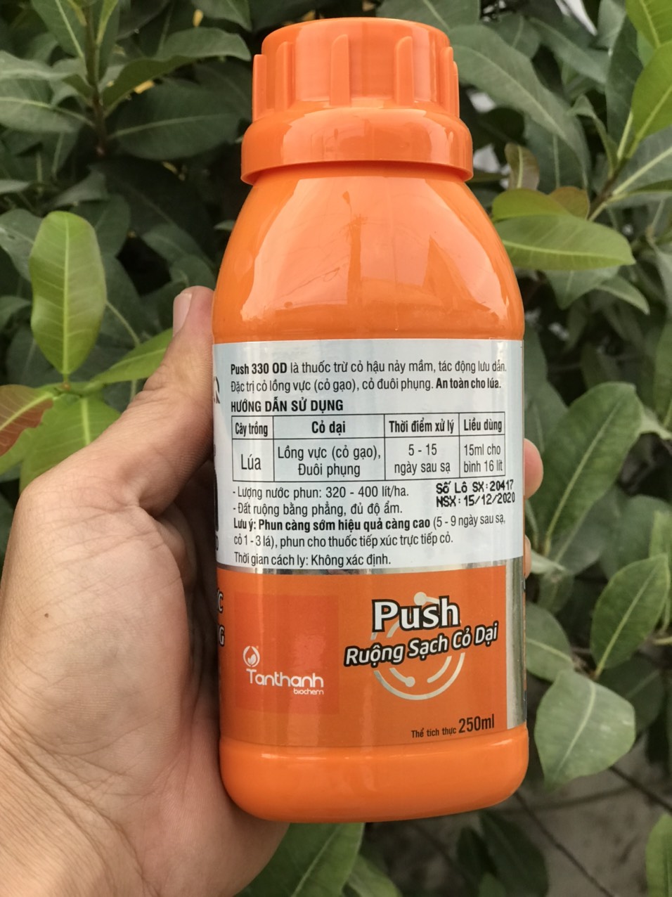 thuoc trừ cỏ lồng vực cỏ đuôi phụng PUSH 330EC