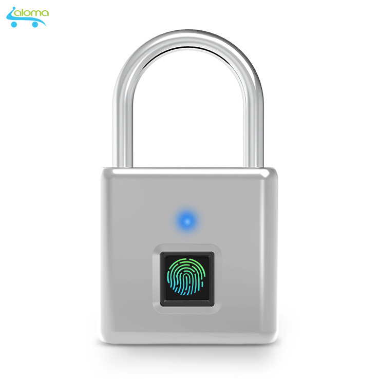 Ổ khóa chống trộm mở bằng vân tay Bozzy BZ-40F chất liệu thép chống phá khóa lưu 20 vân tay không cần chìa khóa