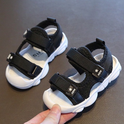 Sandal Bé Trai Bé Gái Quai Hậu Mũi Cao Chống Trơn Chống Vấp Họa Tiết Ngôi Sao Cho Bé Từ 0 - 4 Tuổi ( 3001 )