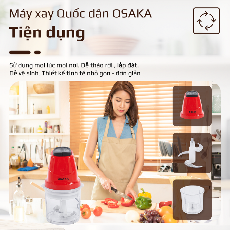Máy xay đa năng Quốc Dân OSAKA MC-102