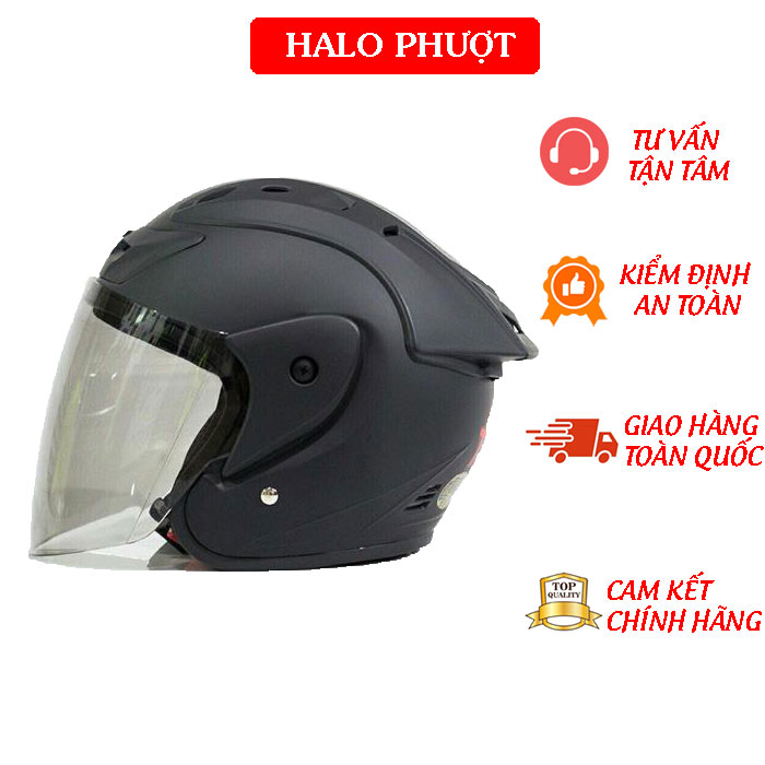 [Chính Hãng] Nón bảo hiểm 3/4 Asia M115