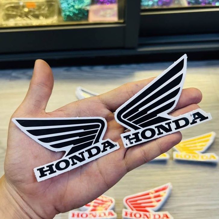 Tem Sticker Cặp Cánh Chim Honda Dán Trang Trí Xe Máy