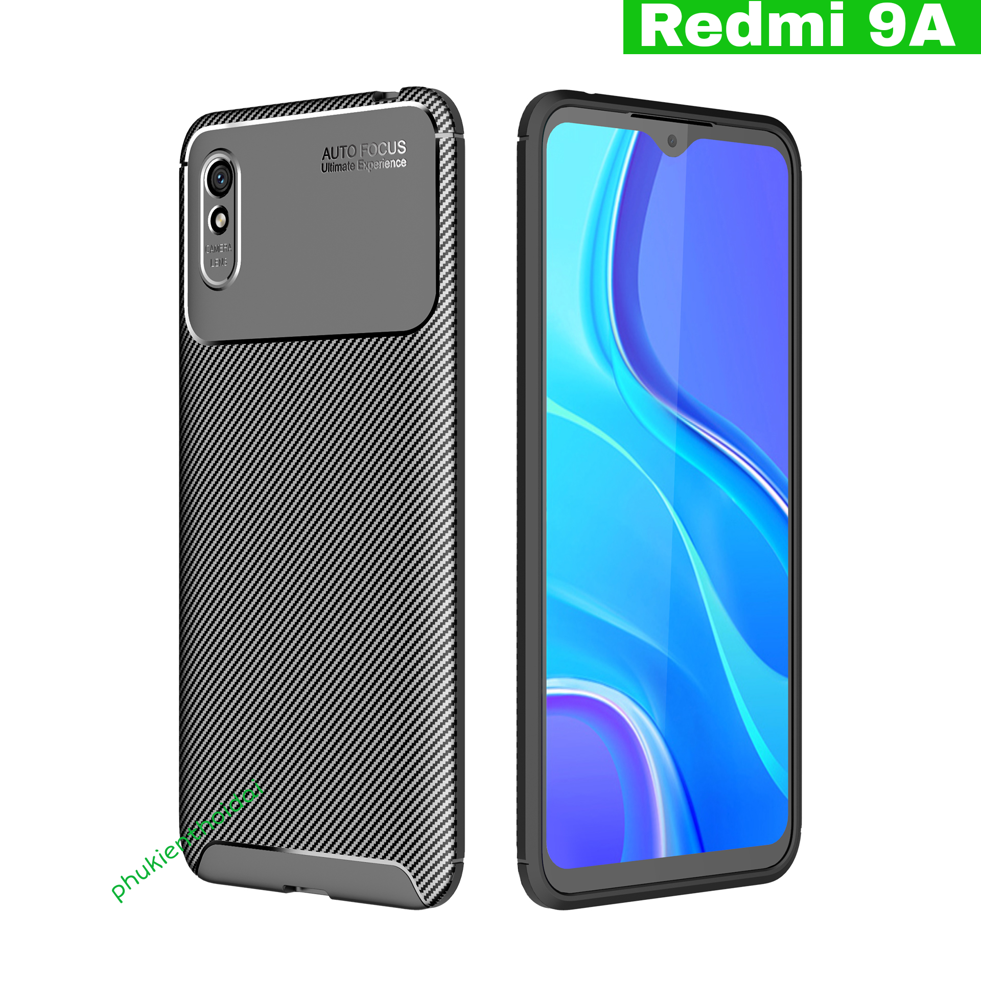 Ốp lưng Xiaomi Redmi 9A vân Rằn Ri hiệu Auto Focus cao cấp