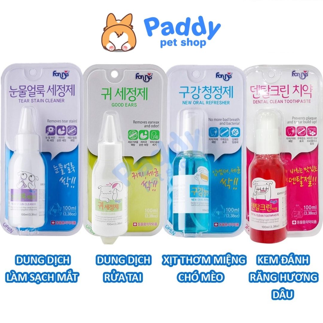 Dung Dịch Vệ Sinh Mắt, Tai & Răng Miệng Cho Chó Mèo Forcans