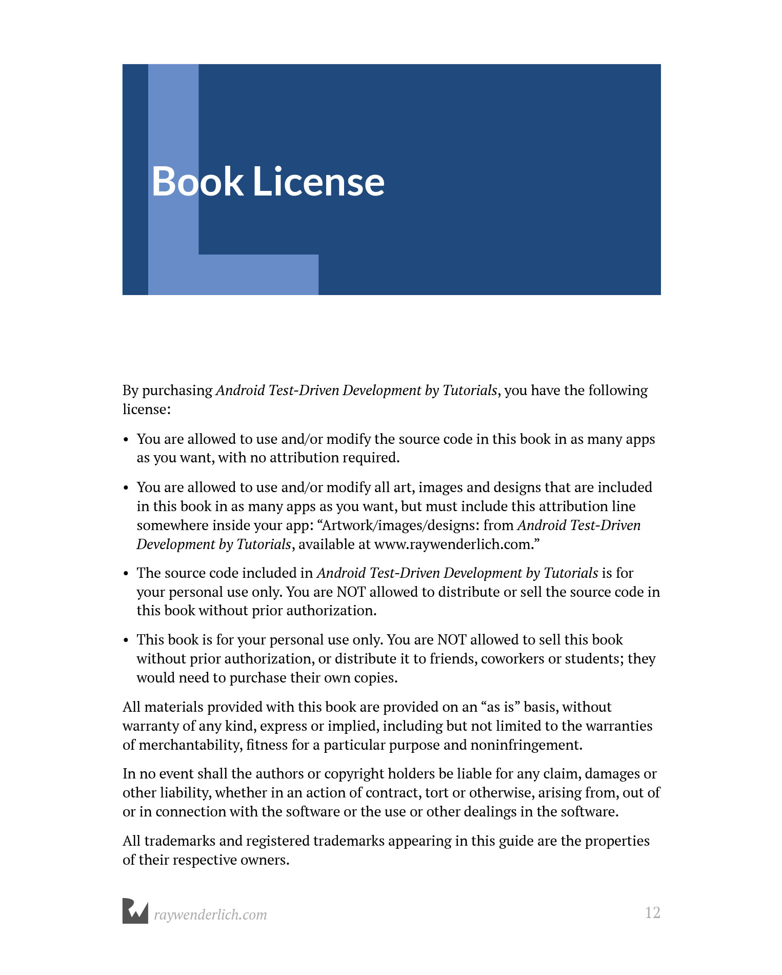 Android Test-Driven Development - Hanoi Book Store