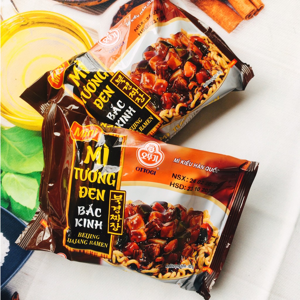 (Combo 5 gói) Mì tương đen Bắc Kinh mini 80g