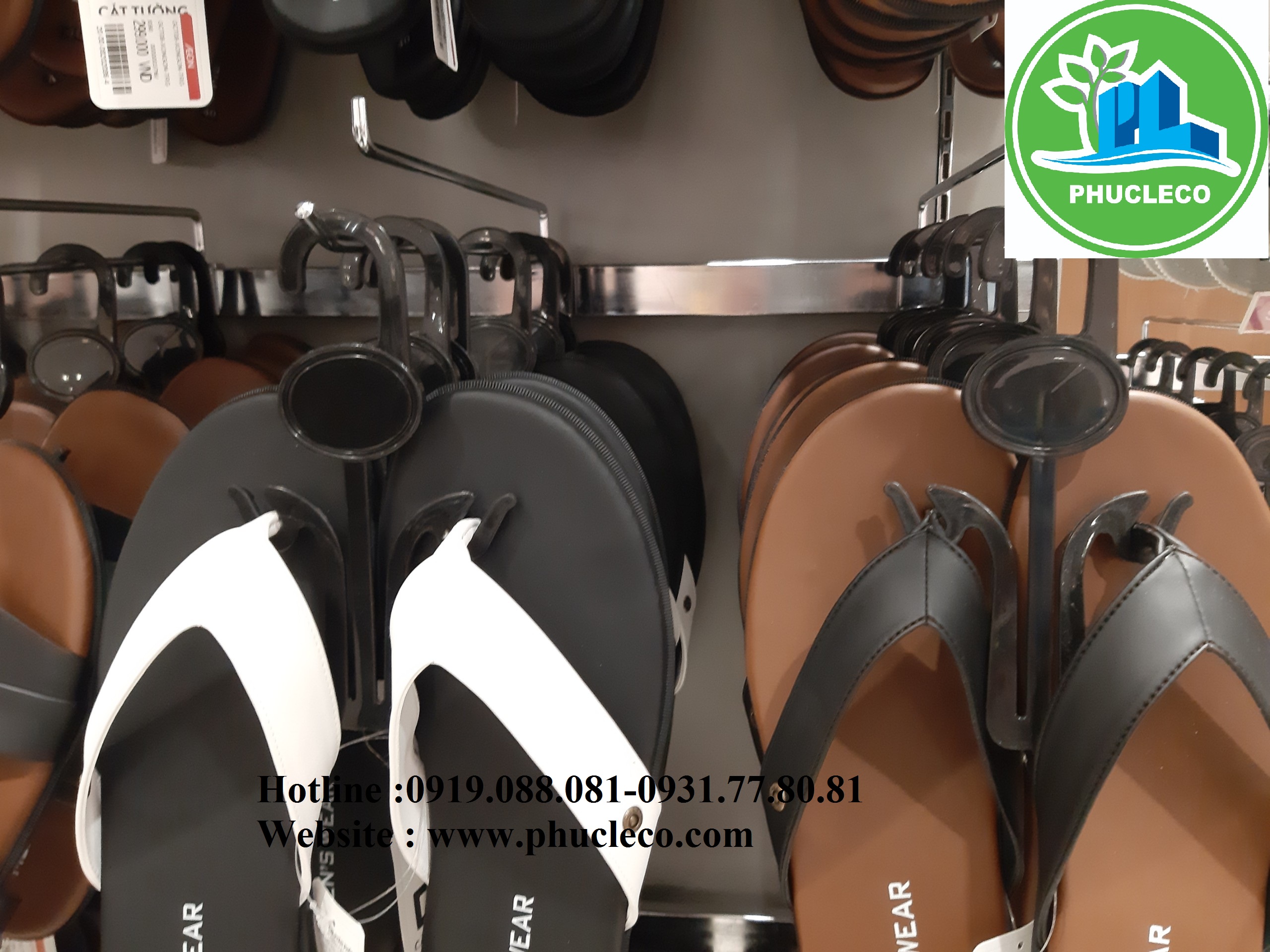 Móc treo dép , treo giày combo 50 cái