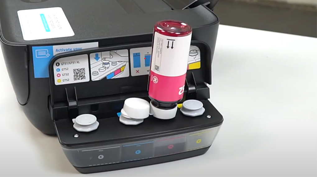 Mực in phun HP GT5d2 Đỏ Original Inkdg hj1