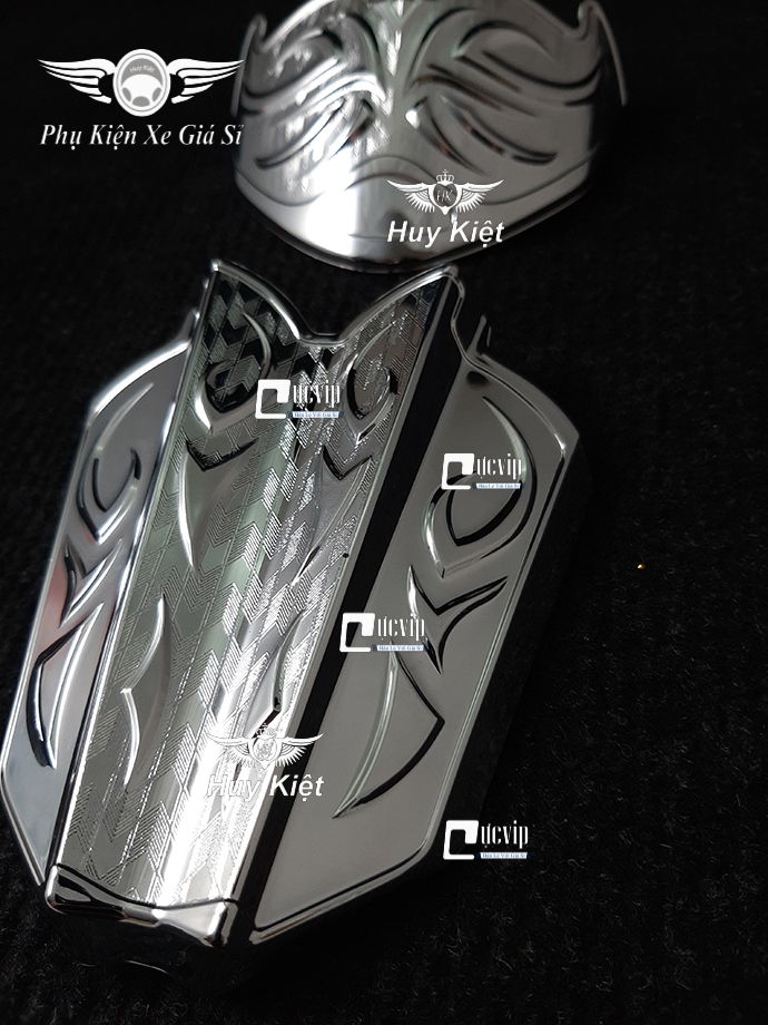 [HCM]Ốp Mỏ Và Đuôi Dè Xe Vario/Click 2018 - 2019 Xi Inox MS1847