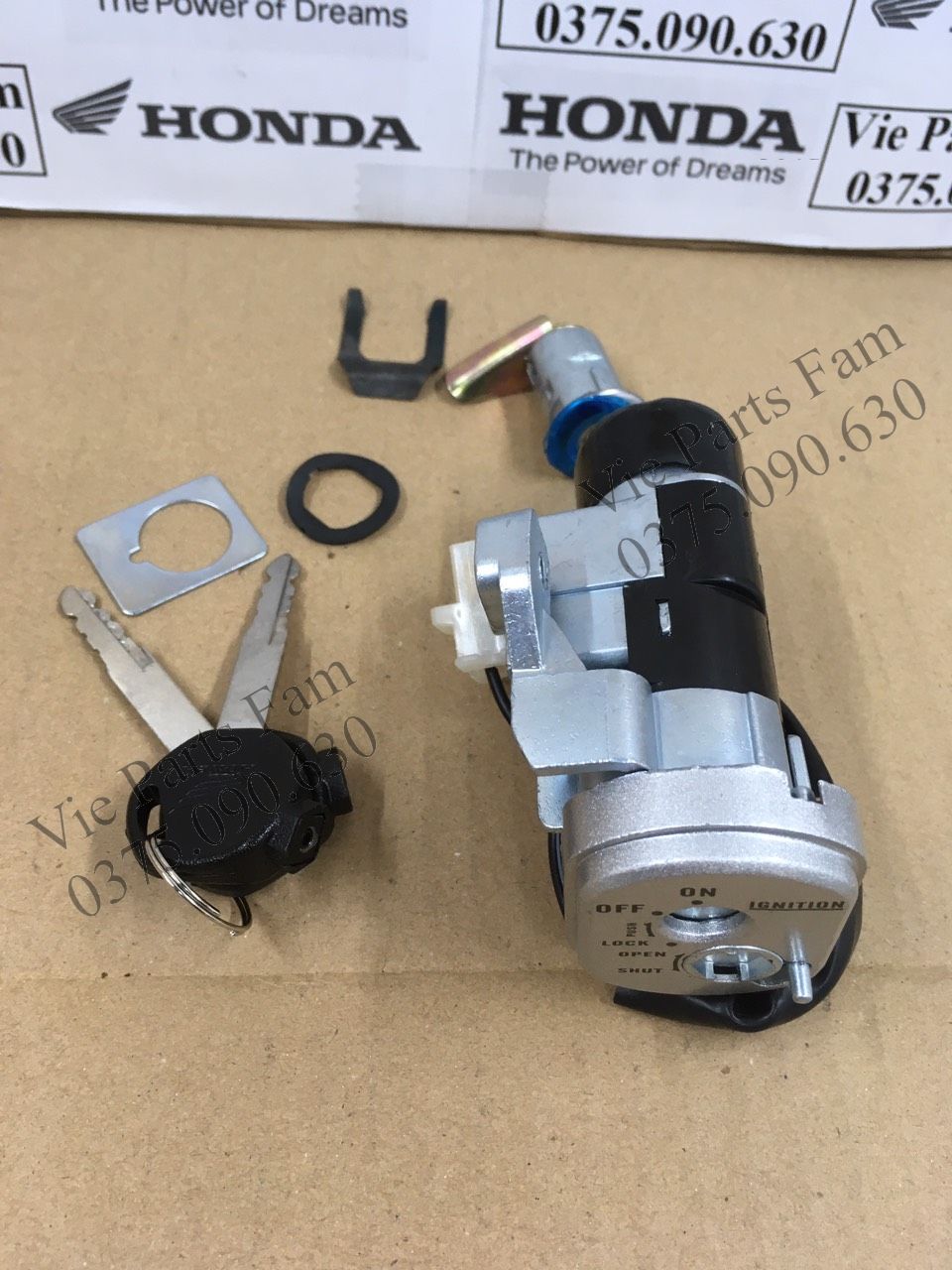 Bộ khóa điện Wave RS 6 dây (Hàng tốt)
