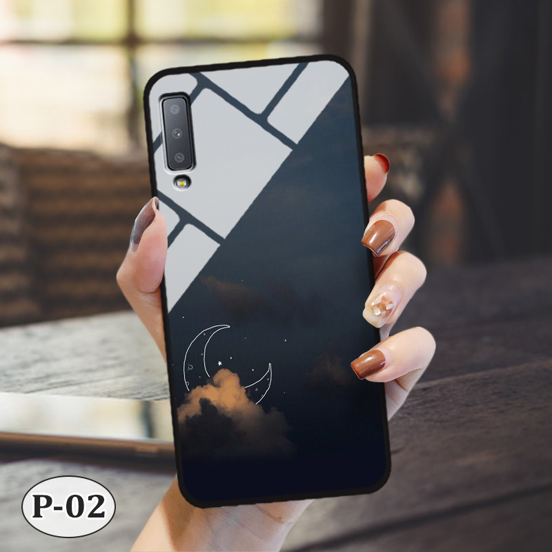 Ốp kính 3d samsung a7 2018