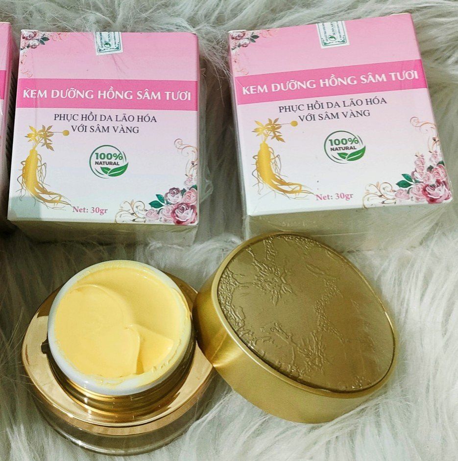 Kem Dưỡng Ẩm Da Mặt Từ Sâm Tươi Bí Quyết Làm Đẹp Từ Thiên Nhiên