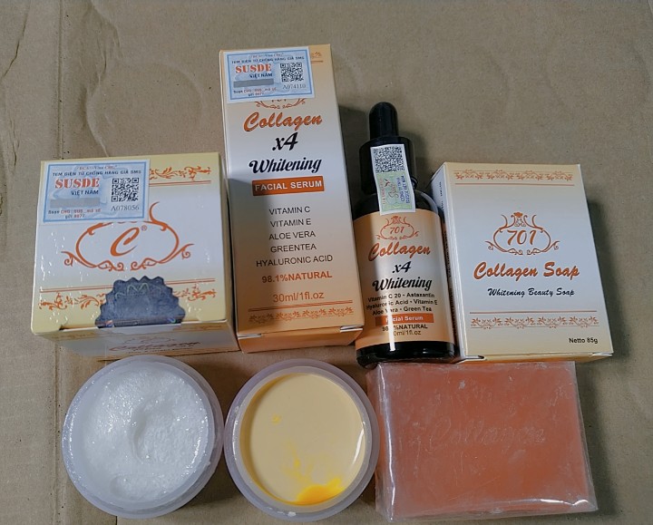 COMBO KEM VÀ SERUM COLLAGEN PLUS VIT E (TEM ĐIỆN TỬ)