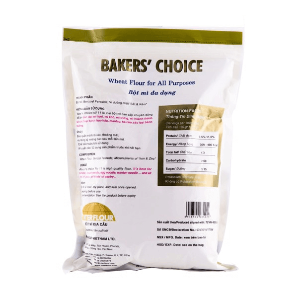 Bột Bakers Choice số 11 ( bột mì đa dụng )
