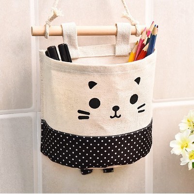 Giỏ vải treo tường đựng đồ tiện dụng