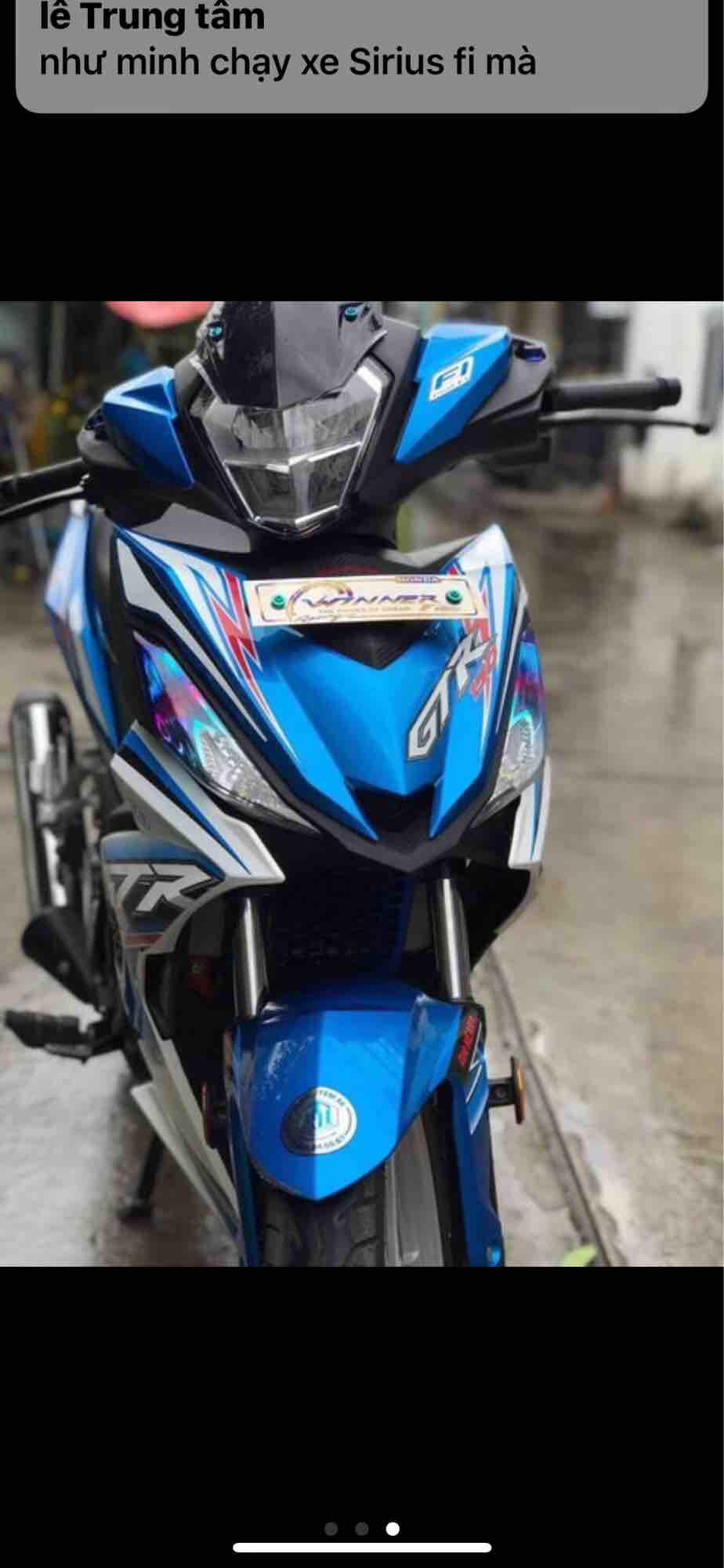 Tem rời winner GTR trắng xanh