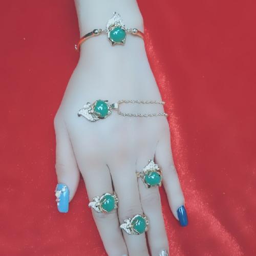 Bộ trang sức hồ ly ( 4 món) màu đỏ