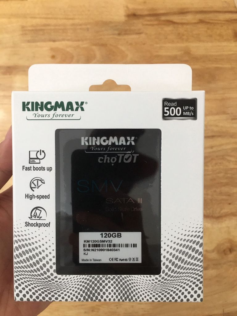 Ssd 120g kingmax new bảo hành 36 tháng chính hãng